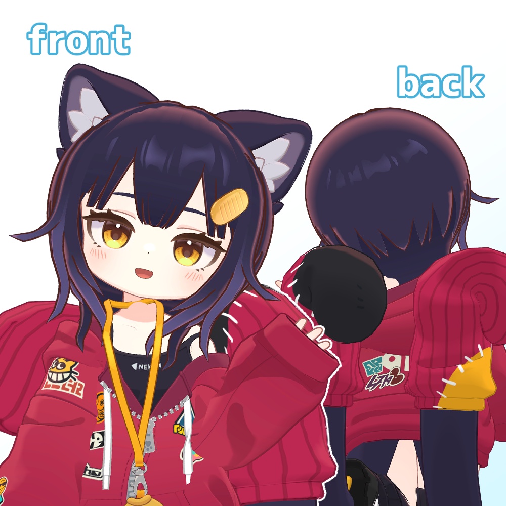 まめひなた・キプフェル・(まめふれんず)・コロネ・カルキア・アズキ対応「クールウルフミニヘアー」