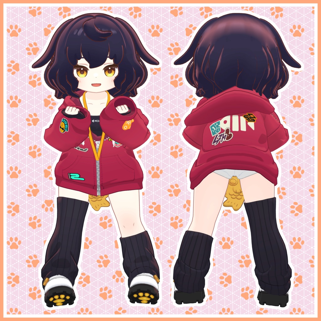 まめひなた・キプフェル・コロネ・カルキア・アズキ・みみのこ対応「もふもふボブヘアー」