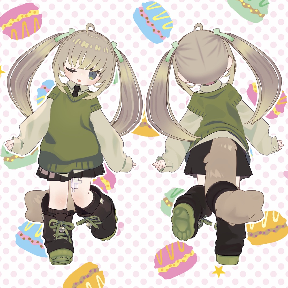 キプフェル対応髪型5種