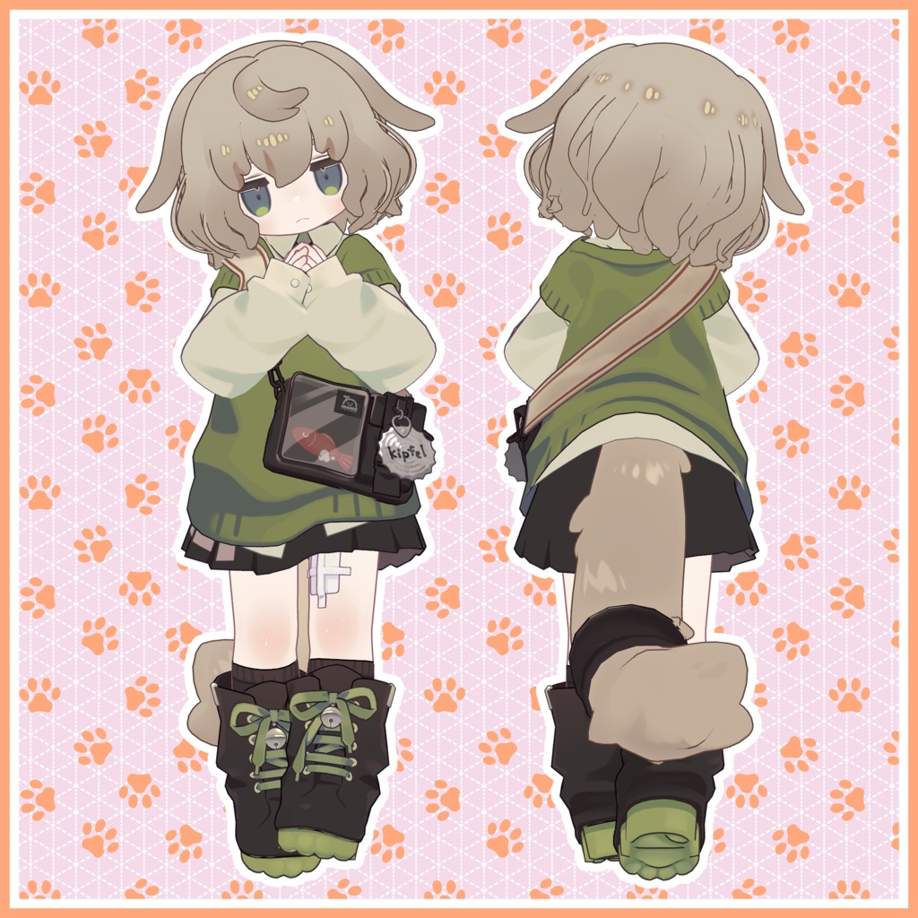 キプフェル髪型5種セット2