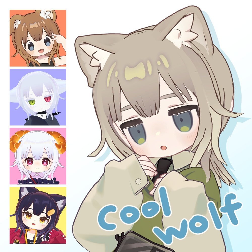 まめひなた髪型5種セット2