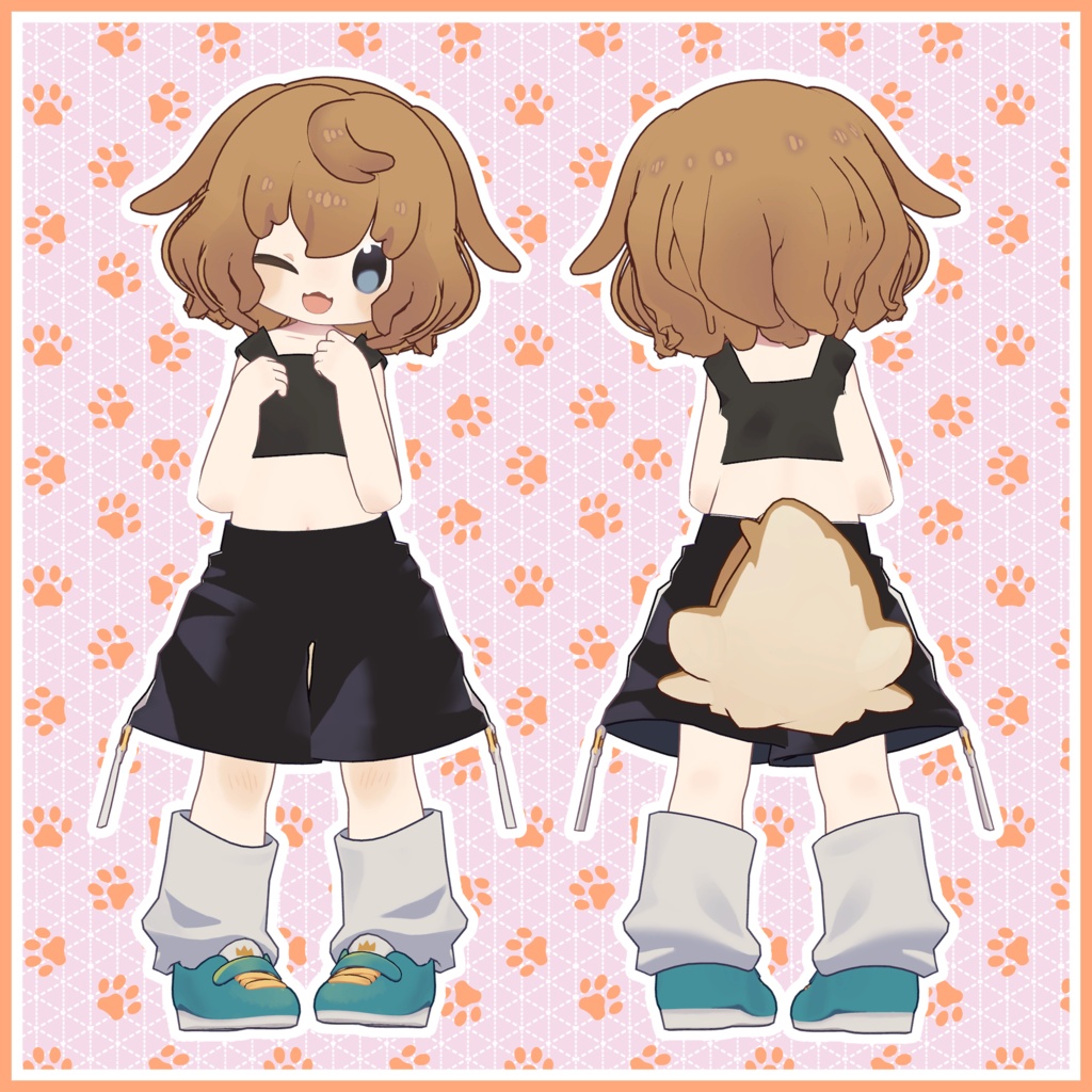 まめひなた髪型5種セット2