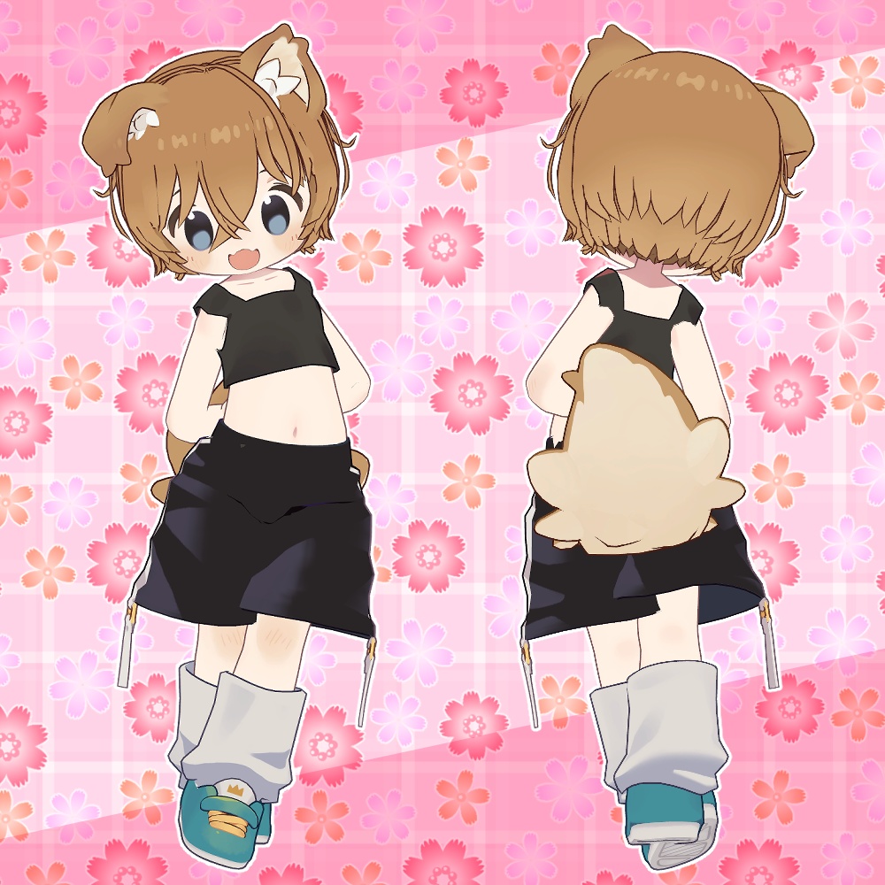 まめひなた髪型5種セット2