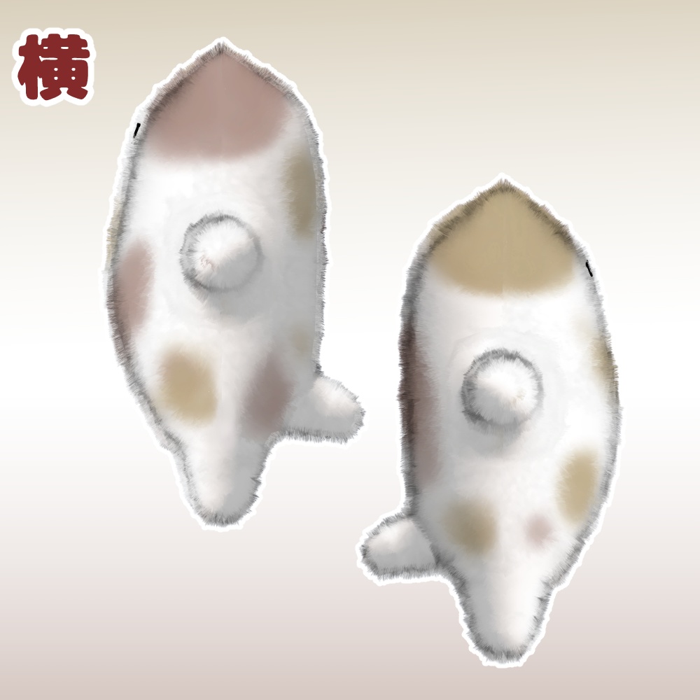 ネコチヤンの三毛猫テクスチャー