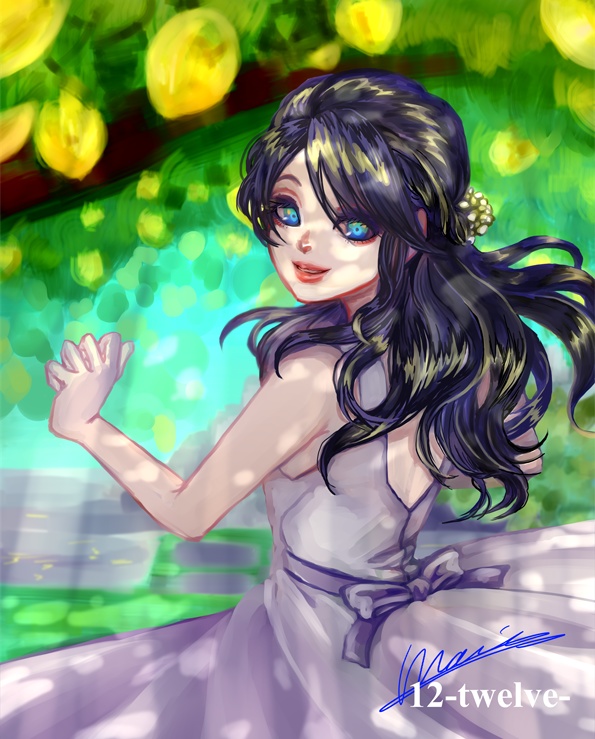 レモンの木の下でスマホリング