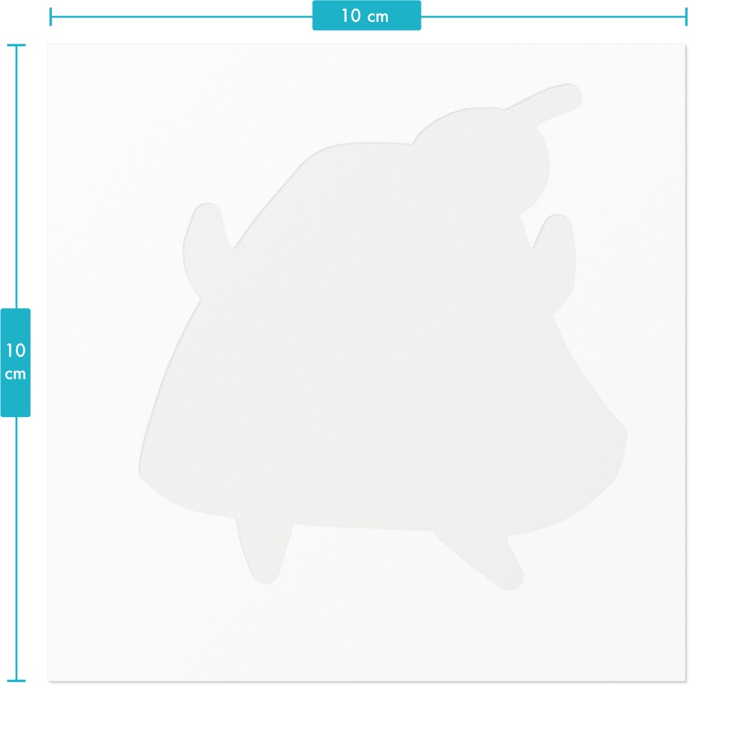 ゆるプリンダイカットステッカー