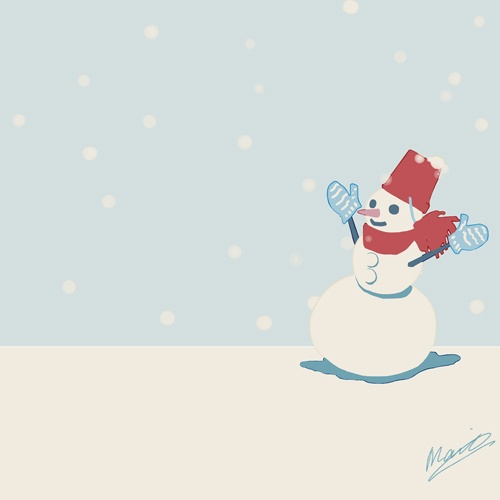 ゆきだるまTシャツ