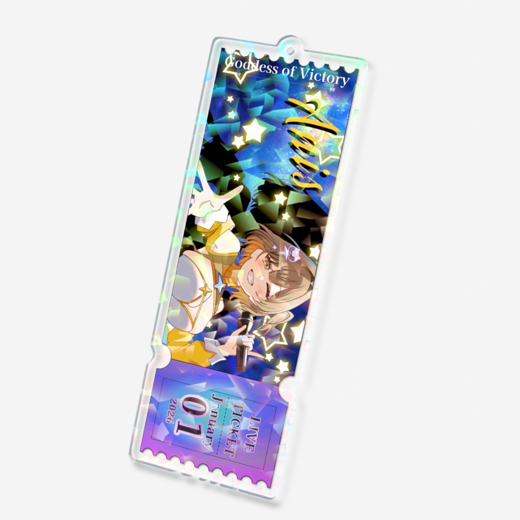 勝利の女神NIKKE アニス ホログラムアクリルキーホルダー