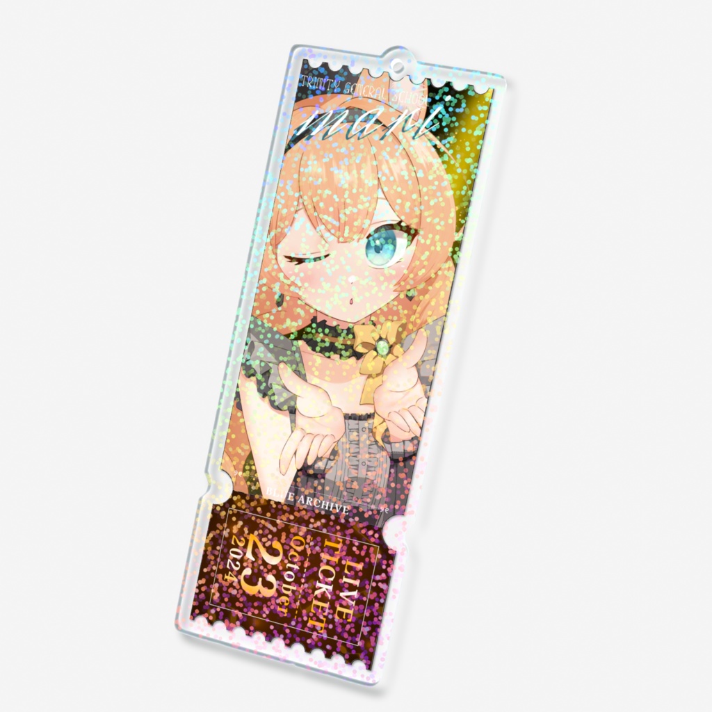 ブルーアーカイブ マリー ホログラムアクリルキーホルダー