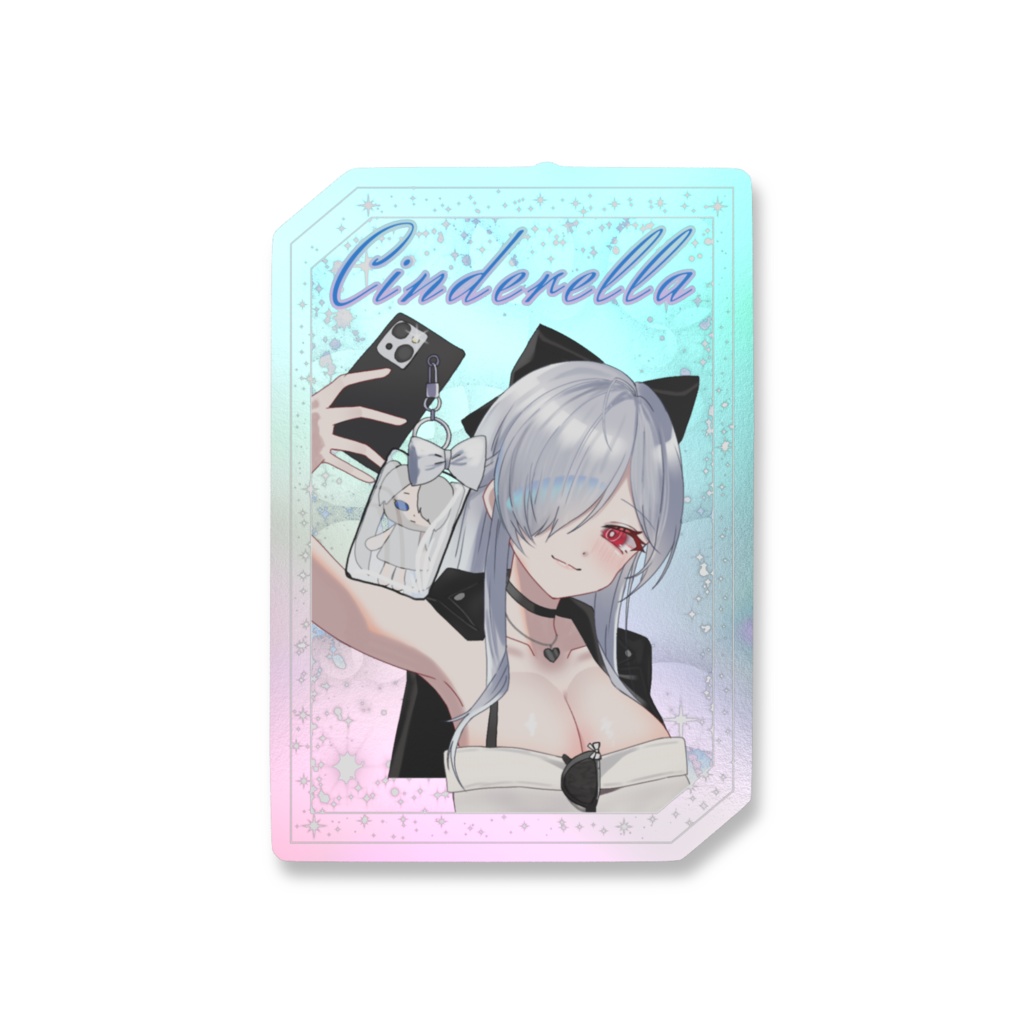 勝利の女神NIKKE シンデレラ オーロラスマホステッカー