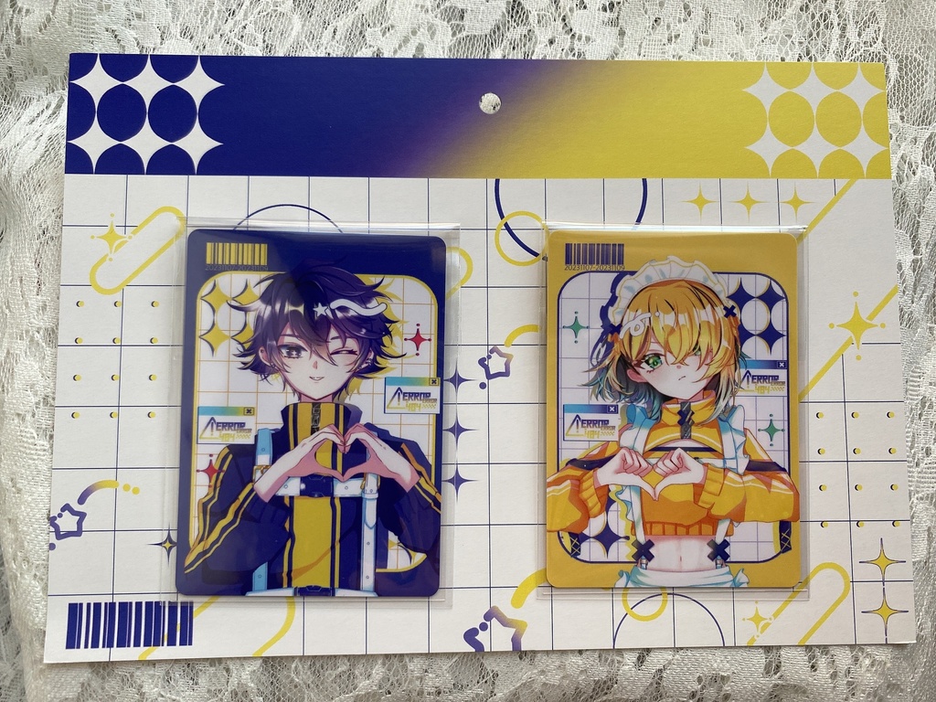 【非公式】白宮、レイヴン&No.2 ジャージエプロン(メイド)トレカセット