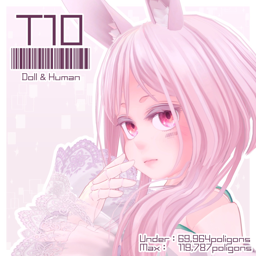 T10（ティト） - オリジナル3Dモデル