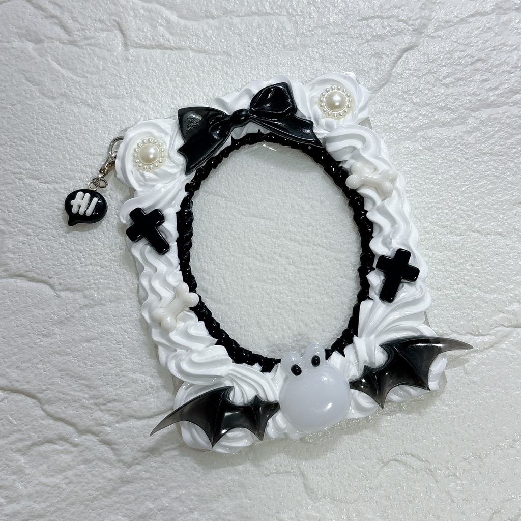 ☾ ににうさデビル☽(欲望ホワイト・サークルタイプ) ホイップデコトレカケース