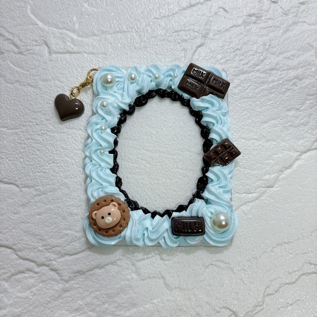 チョコミントレカ (ブルーミント・サークル) ホイップデコトレカケース