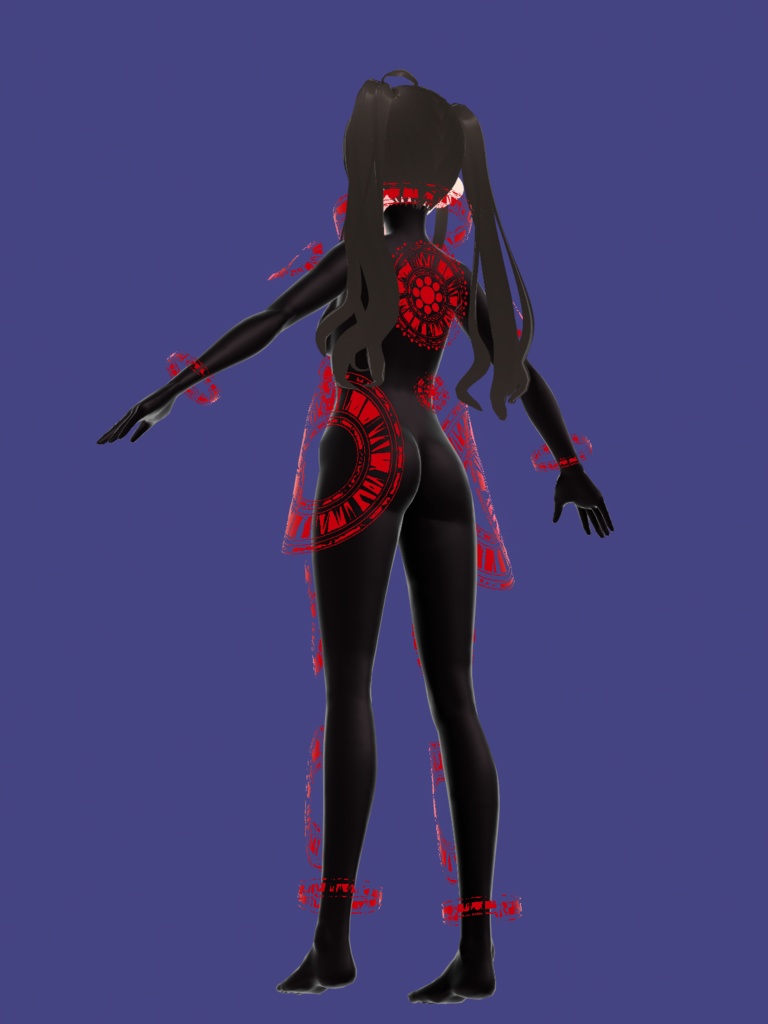 衣装テクスチャ・浮遊型A02【カラー調整可能】/Cyber Textures・Type-A02【Color Adjustable】