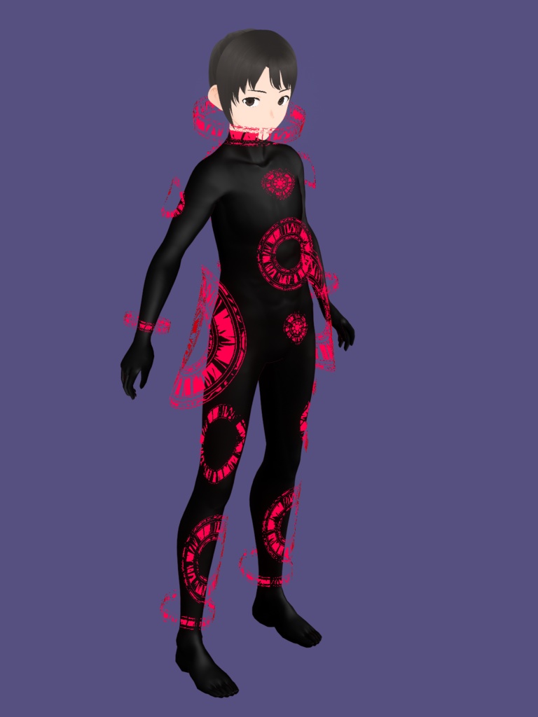 衣装テクスチャ・浮遊型A02【カラー調整可能】/Cyber Textures・Type-A02【Color Adjustable】