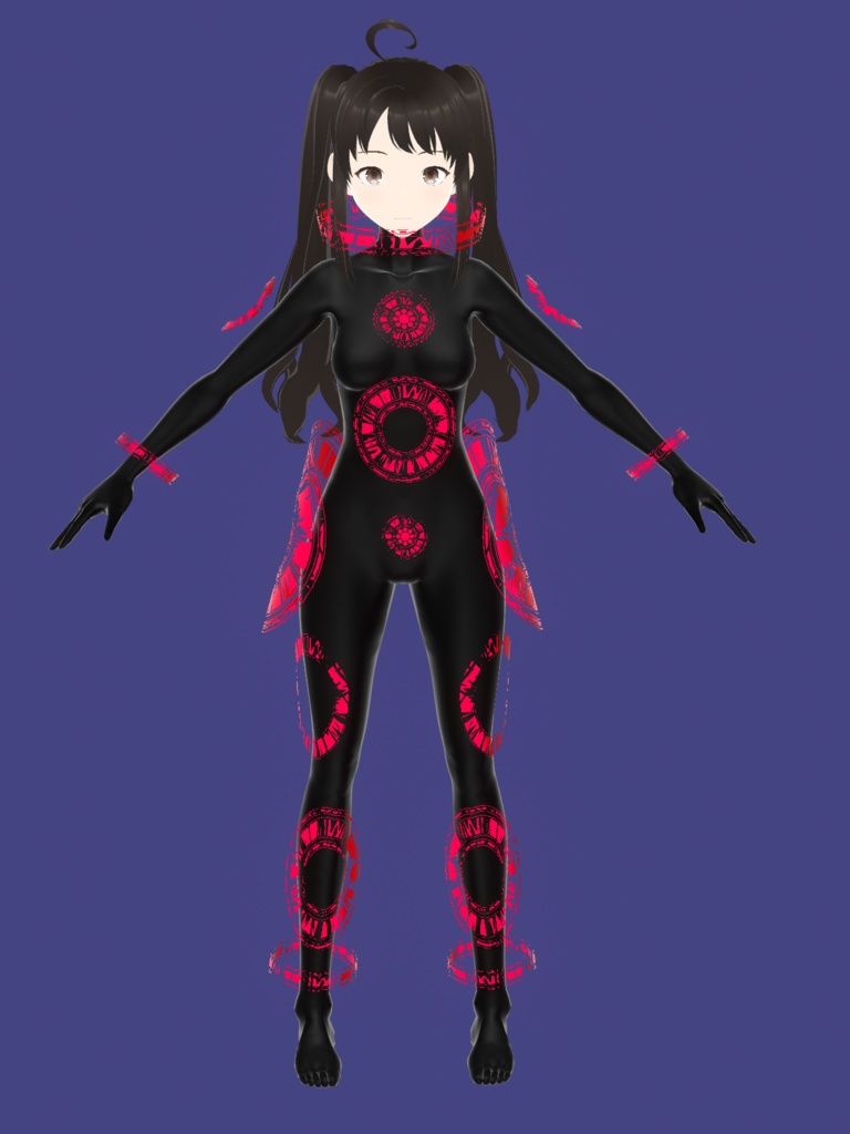 衣装テクスチャ・浮遊型A02【カラー調整可能】/Cyber Textures・Type-A02【Color Adjustable】