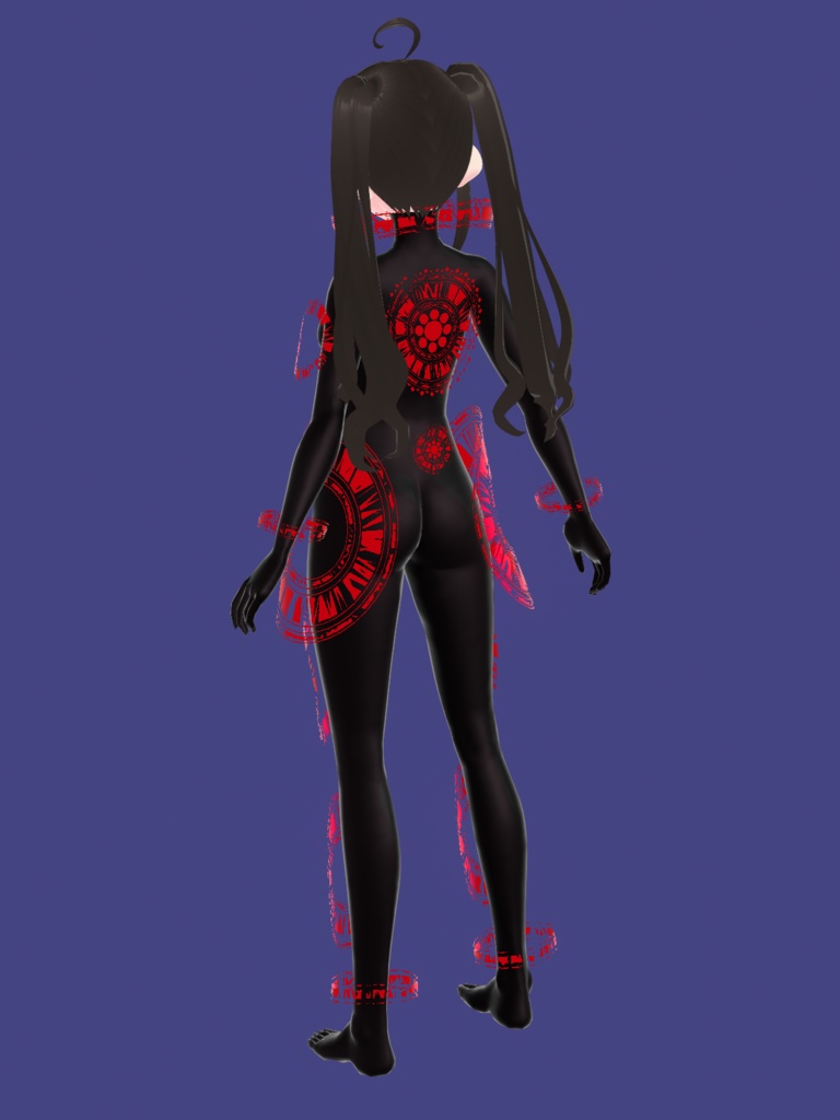 衣装テクスチャ・浮遊型A02【カラー調整可能】/Cyber Textures・Type-A02【Color Adjustable】