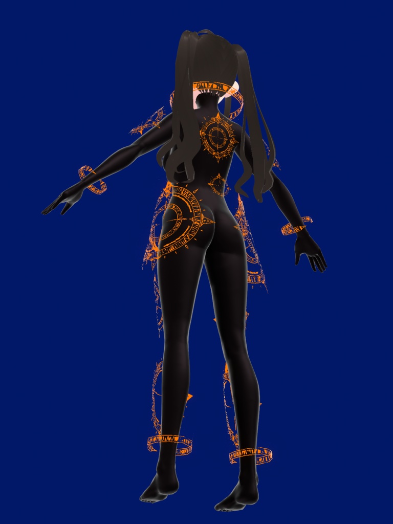 衣装テクスチャ・浮遊型A03【カラー調整可能】/Cyber Textures・Type-A03【Color Adjustable】