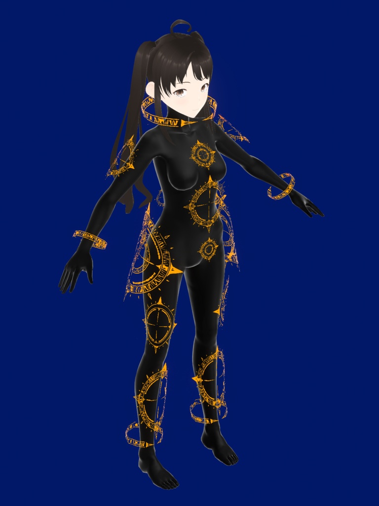 衣装テクスチャ・浮遊型A03【カラー調整可能】/Cyber Textures・Type-A03【Color Adjustable】