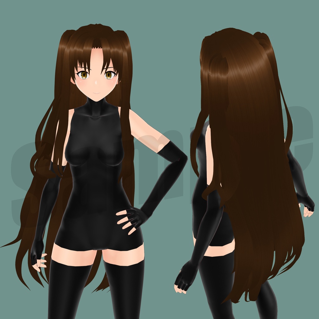 髪テクスチャ【カラー編集対応】/Hair Textures【Color Editable】