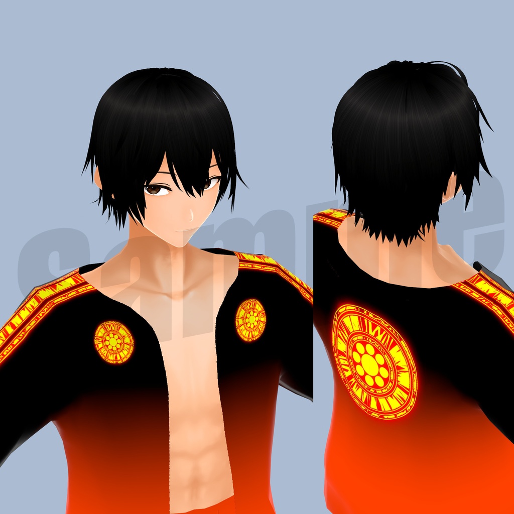 髪テクスチャ【カラー編集対応】/Hair Textures【Color Editable】