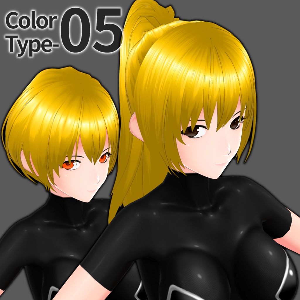 髪テクスチャ・着色済み【8色】/Hair Texture・Colored【8 colors】