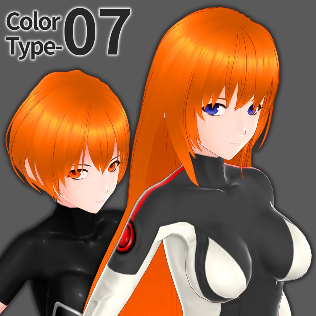 髪テクスチャ・着色済み【8色】/Hair Texture・Colored【8 colors】