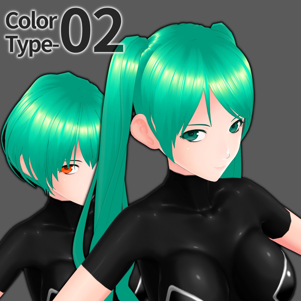 髪テクスチャ・着色済み【8色】/Hair Texture・Colored【8 colors】