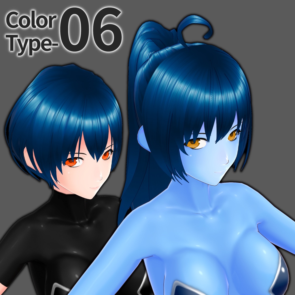 髪テクスチャ・着色済み【8色】/Hair Texture・Colored【8 colors】