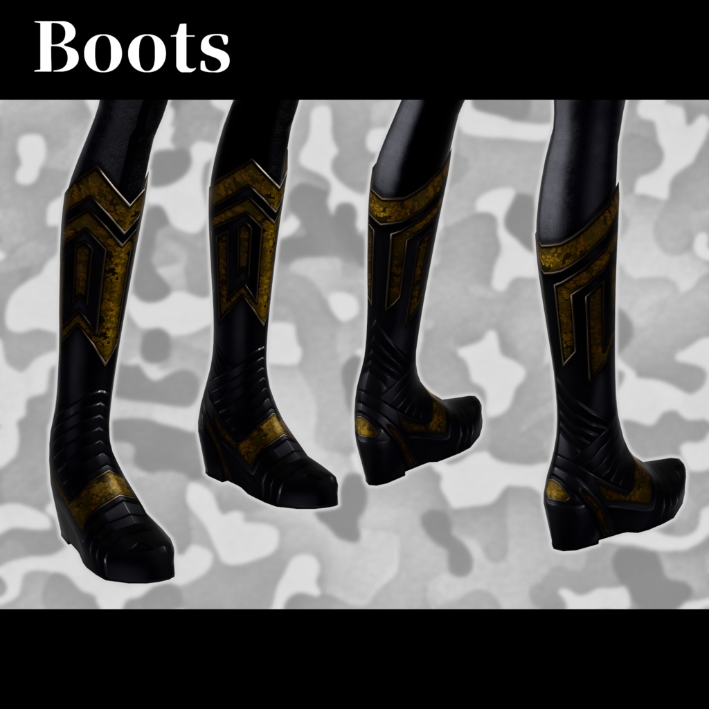 【VRoid】軽装鎧・インナー【TYPE-00】 Light armor and inner【custom item】