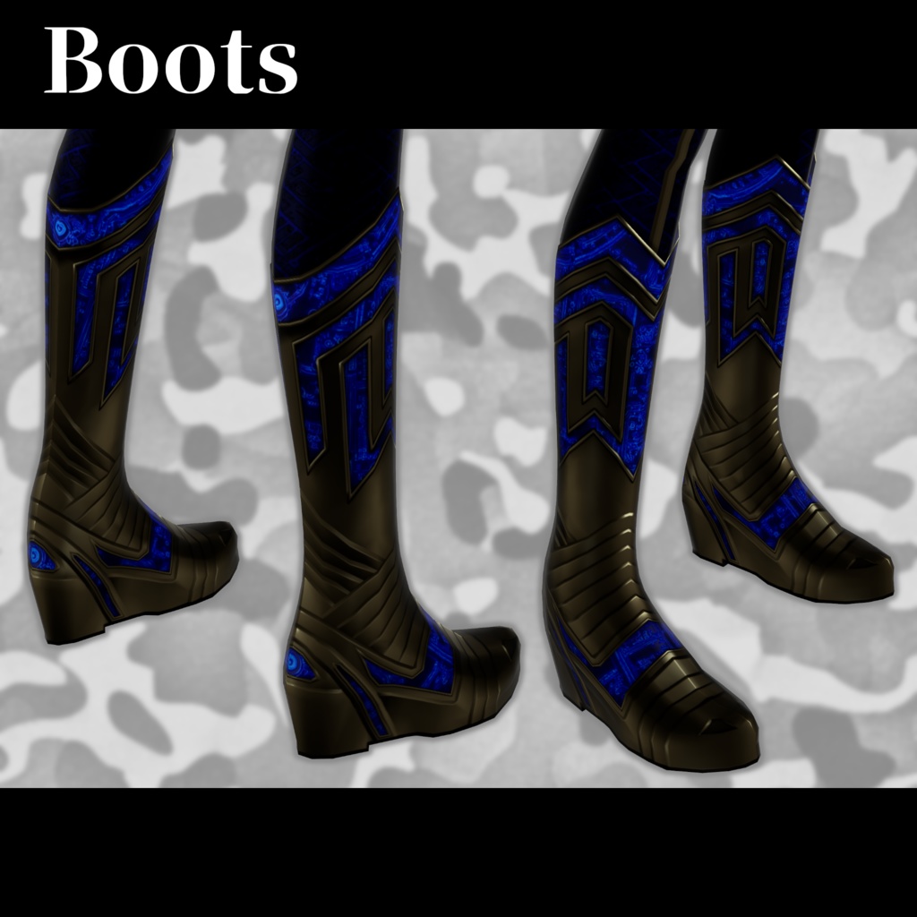 【VRoid】軽装鎧・インナー【TYPE-01】 Light armor and inner【custom item】