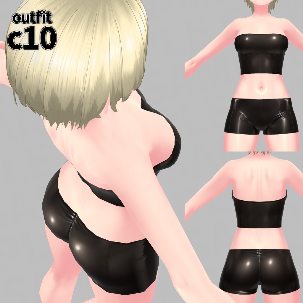 【VRoid】肌・18色セット・カスタムアイテム化済/Skin Textures・18 Colors Set・Custom Items【TYPE-FX3】