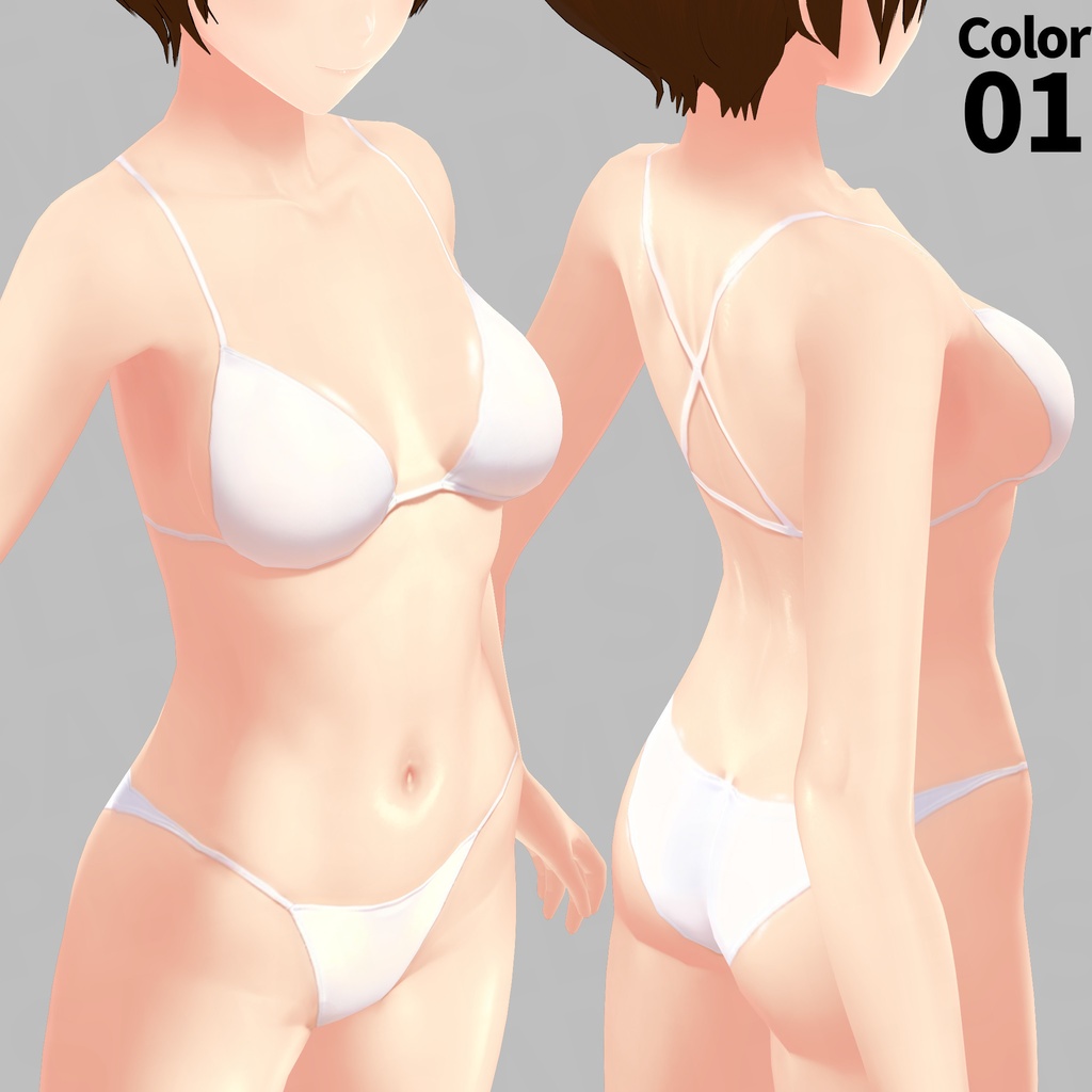 【VRoid】肌・18色セット・カスタムアイテム化済/Skin Textures・18 Colors Set・Custom Items【TYPE-FX3】
