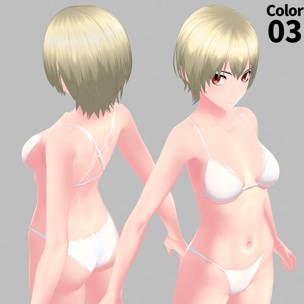 【VRoid】肌・18色セット・カスタムアイテム化済/Skin Textures・18 Colors Set・Custom Items【TYPE-FX3】