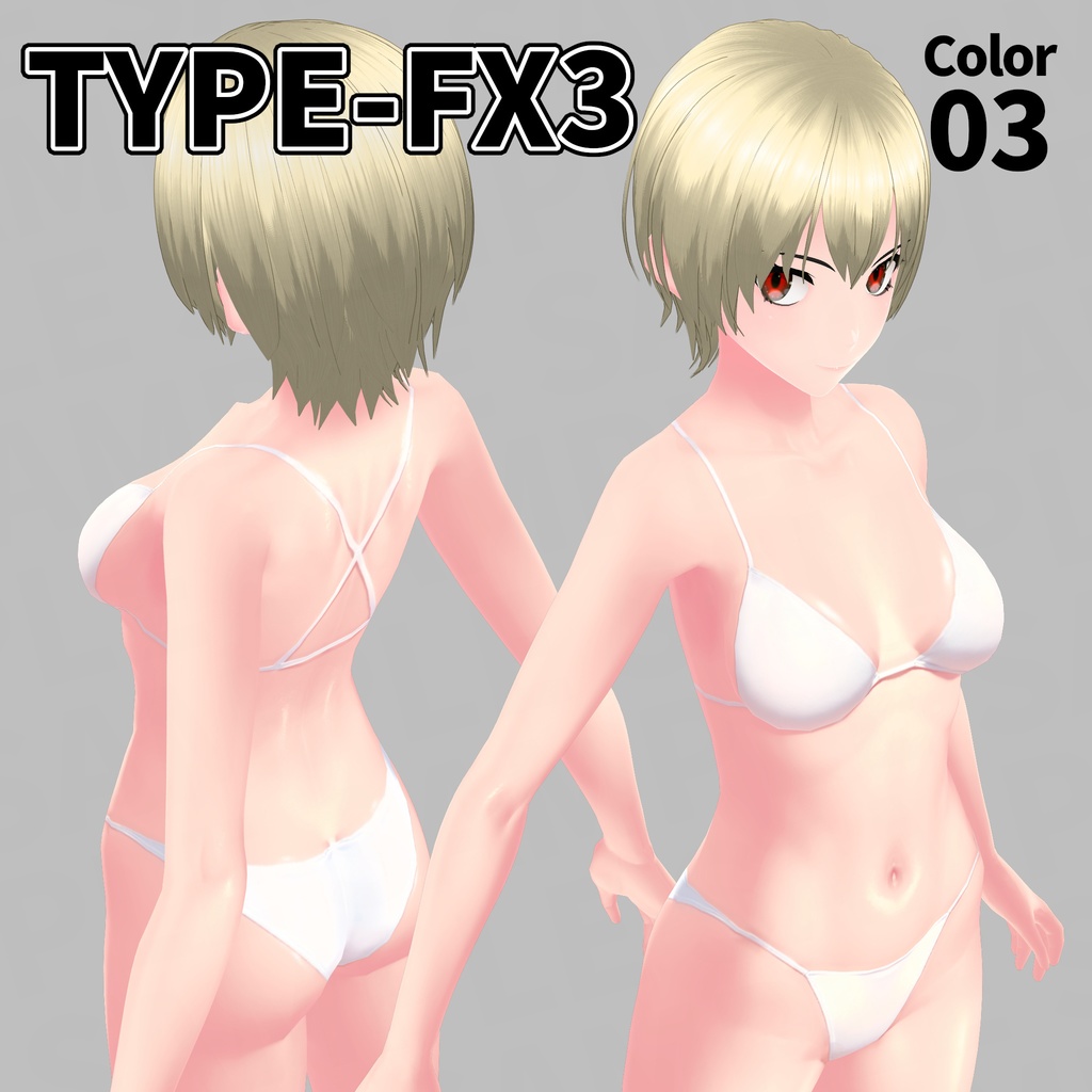 【VRoid】肌アイテムおまとめセット/Skin textures collection【3 types】