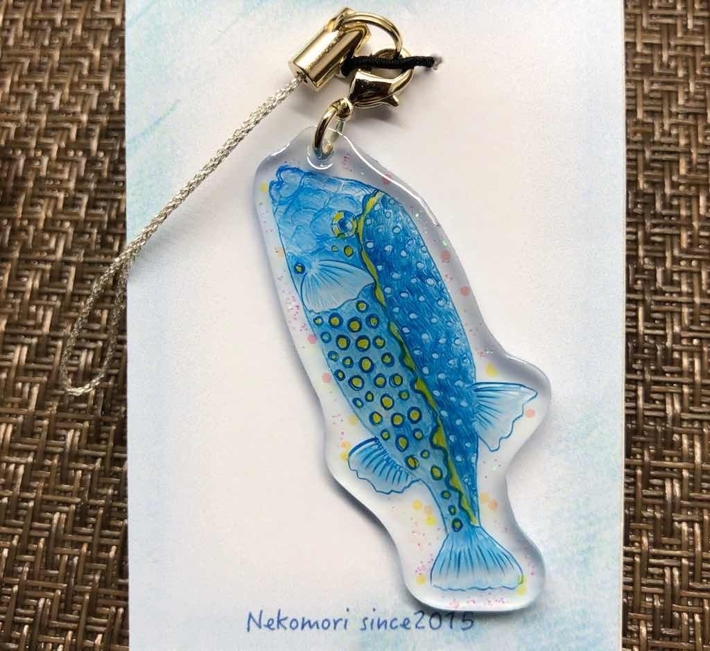 おさかなチャーム「ハコフグ」