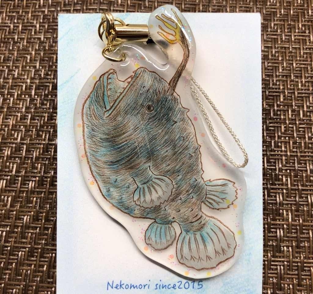 おさかなチャーム「チョウチンアンコウ」