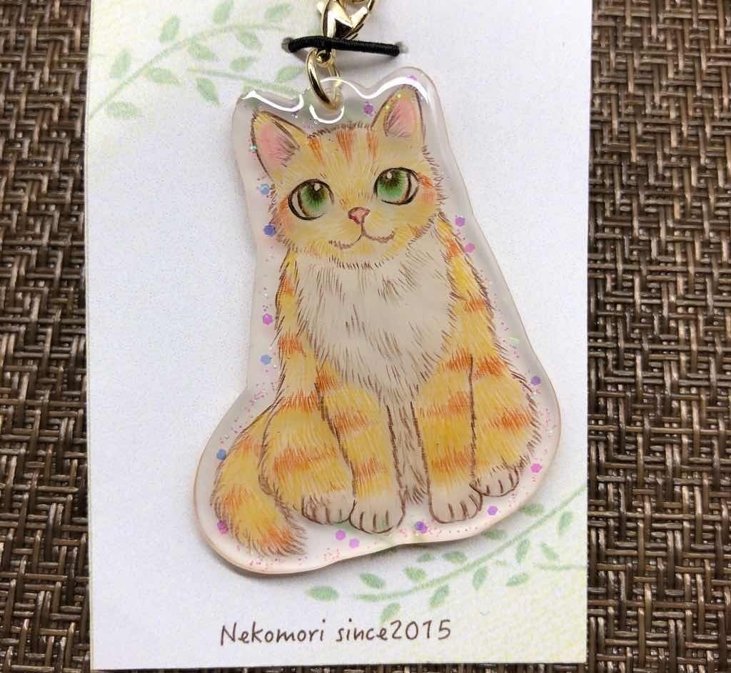 どうぶつチャーム「茶トラ猫」