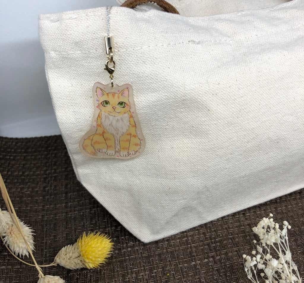 どうぶつチャーム「茶トラ猫」