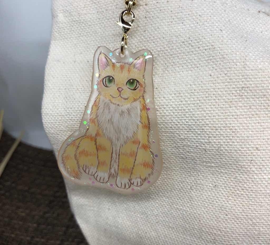 どうぶつチャーム「茶トラ猫」