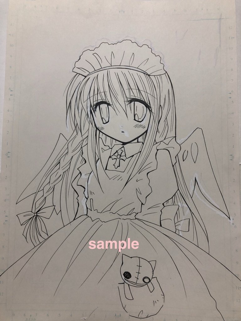 「てんしのはねとアクマのシッポ」直筆原稿セット(おまけポスカ付き)