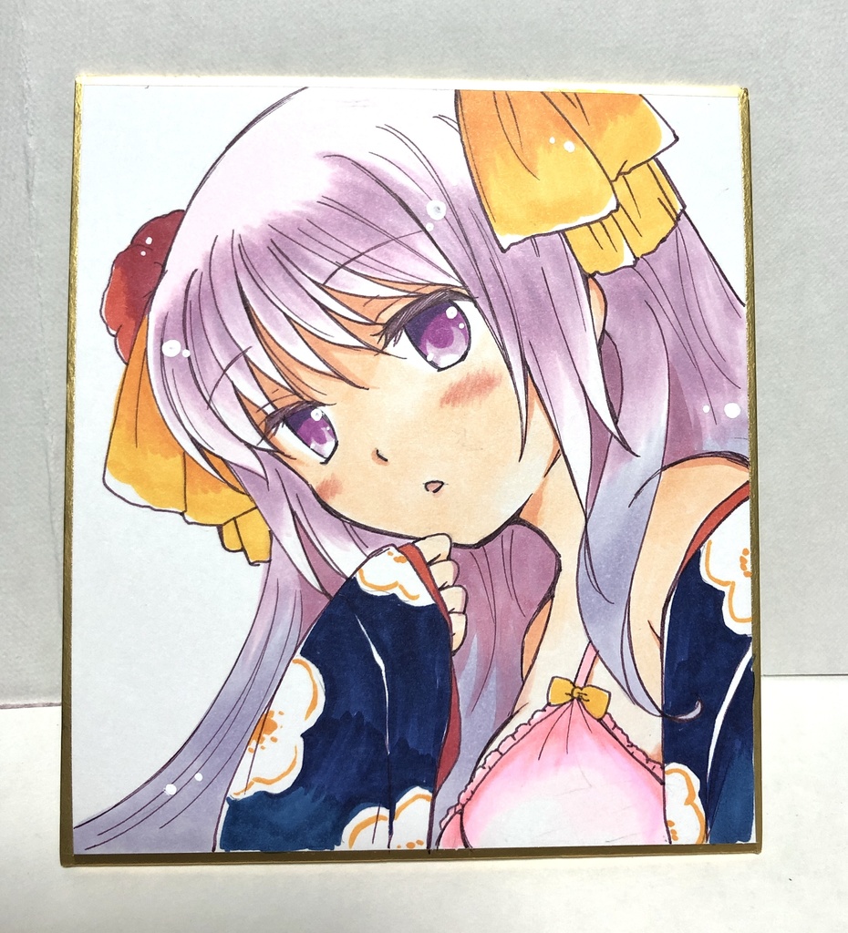 ホワイトデー直筆ミニ色紙:01