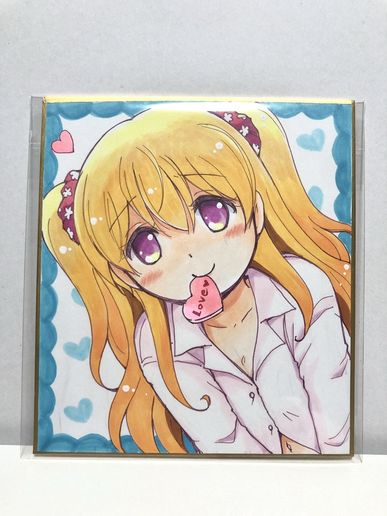 ホワイトデー直筆ミニ色紙:05