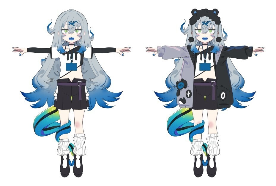 【リリースセール!】🦎 したのこ🐸 【VRC向け3Dモデル】