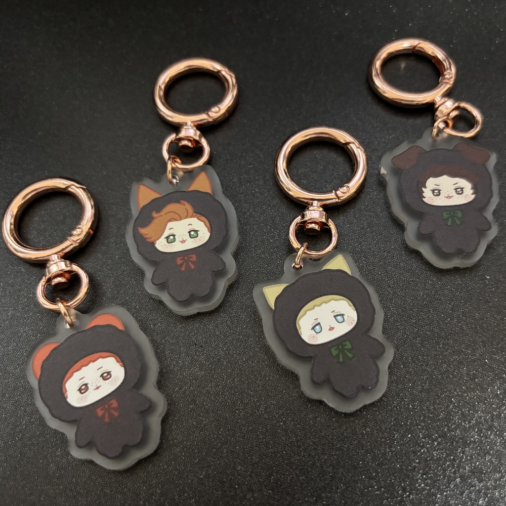 【もこぬいver.】アクリルキーホルダー