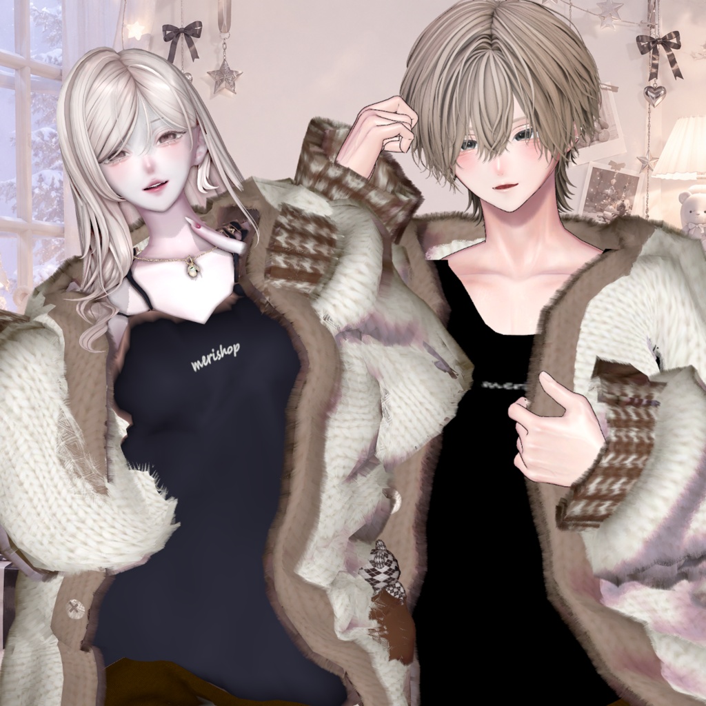 くまさんとおでかけ♡ Bear Cardigan 🧸 13アバター対応