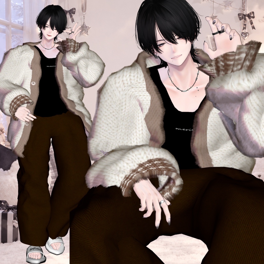 くまさんとおでかけ♡ Bear Cardigan 🧸 13アバター対応