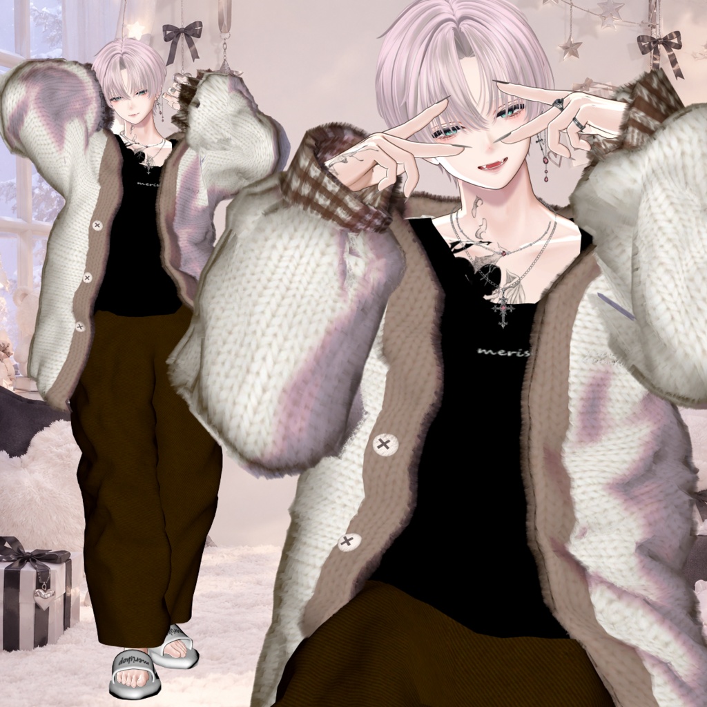 くまさんとおでかけ♡ Bear Cardigan 🧸 13アバター対応