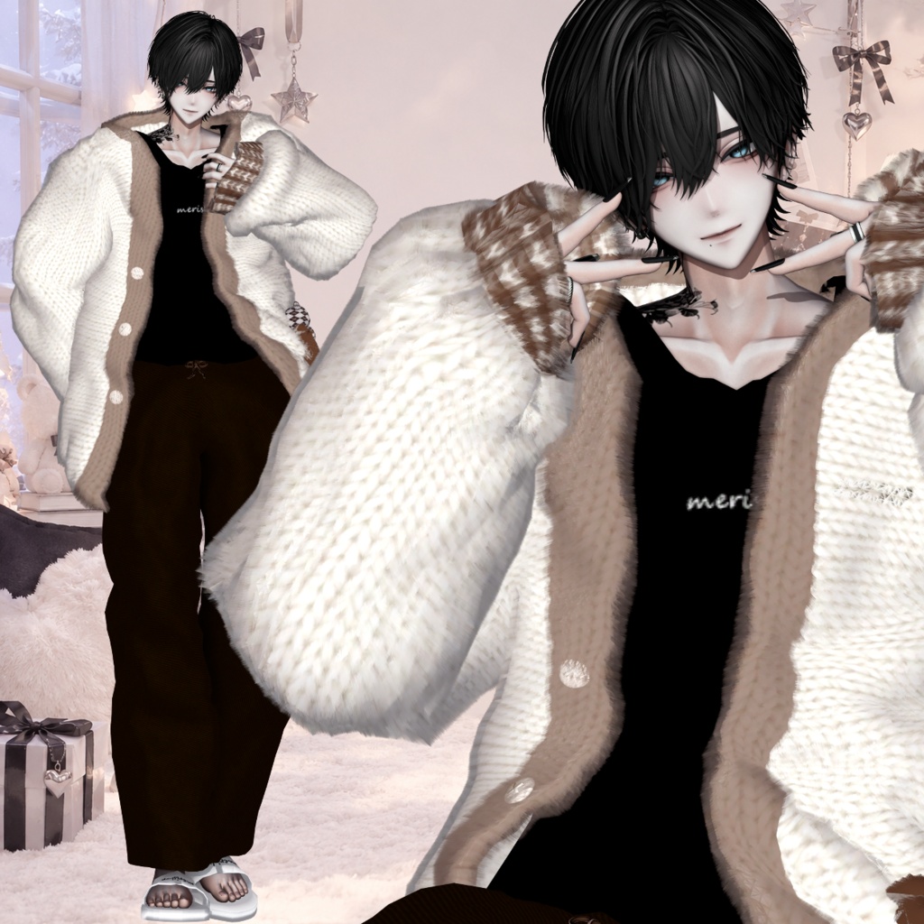 くまさんとおでかけ♡ Bear Cardigan 🧸 13アバター対応